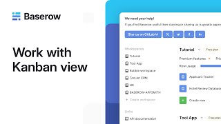 How to use Kanban View in Baserow